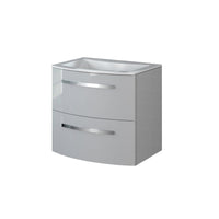 LaToscana Palio 22" Wall Mounted Floating Vanity Single Sink with 2 Drawers - Model Bath