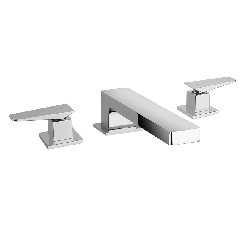 LaToscana Quadro Roman Tub with Lever Handles - Model Bath