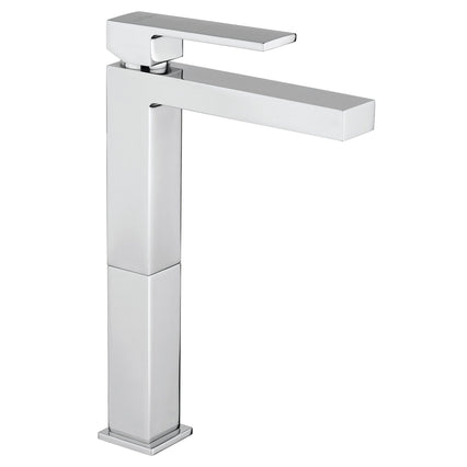 LaToscana Quadro Tall Single Lever Handle Lavatory Vessel Filler - Model Bath