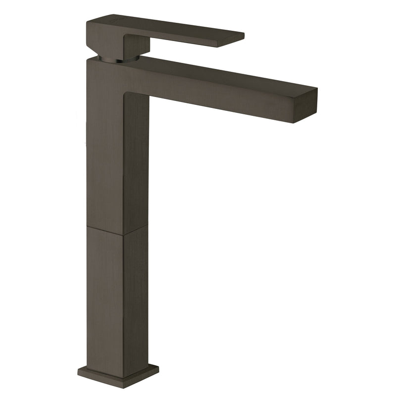 LaToscana Quadro Tall Single Lever Handle Lavatory Vessel Filler - Model Bath