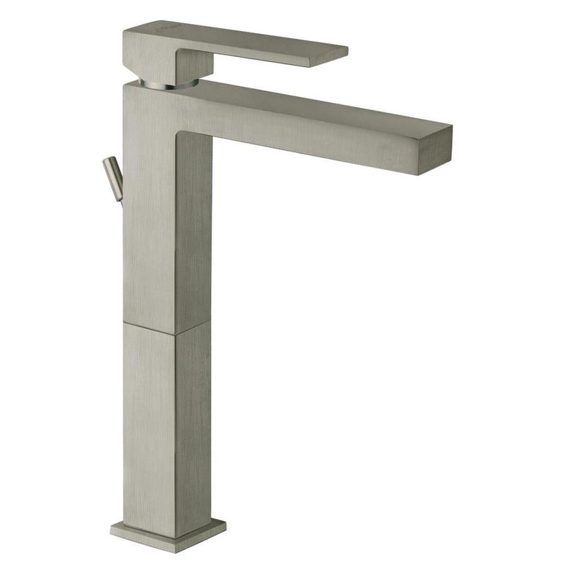 LaToscana Quadro Tall Single Lever Handle Lavatory Vessel Filler - Model Bath