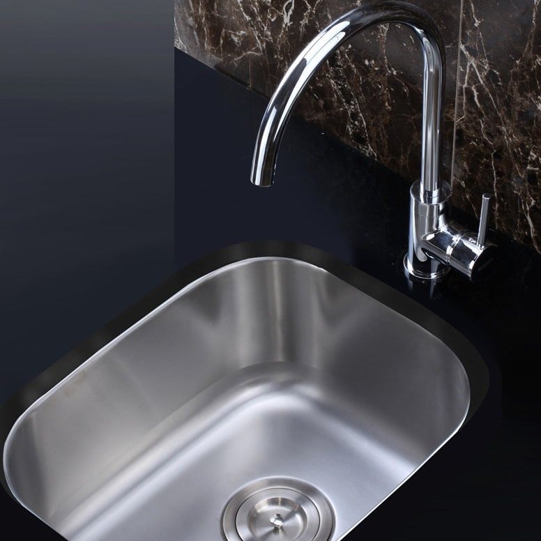 Ruvati 12" x 18" Undermount 16 Gauge Stainless Steel Bar Prep Sink - RVM4111 - Model Bath