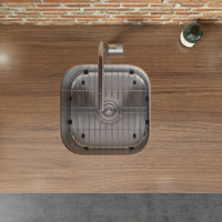 Ruvati 13" x 15" Bar Prep Sink Undermount 16 Gauge Stainless Steel - RVM4136 - Model Bath