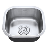 Ruvati 13" x 15" Bar Prep Sink Undermount 16 Gauge Stainless Steel - RVM4136 - Model Bath