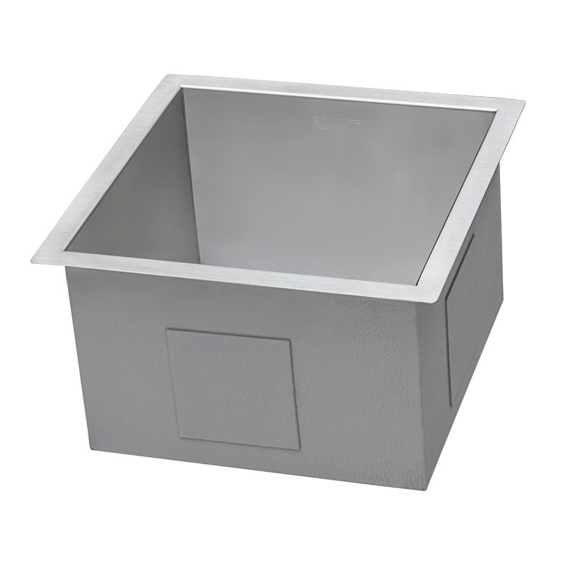 Ruvati 13" x 15" Undermount Bar Prep Tight Radius 16 Gauge Kitchen Sink Stainless Steel Single Bowl - RVH7013 - Model Bath