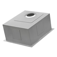 Ruvati 14" Undermount 16 Gauge Tight Radius Bar Prep Sink Stainless Steel Single Bowl - RVH7114 - Model Bath