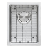 Ruvati 14" Undermount 16 Gauge Tight Radius Bar Prep Sink Stainless Steel Single Bowl - RVH7114 - Model Bath