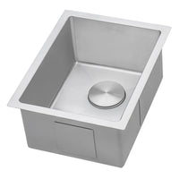 Ruvati 14" Undermount 16 Gauge Tight Radius Bar Prep Sink Stainless Steel Single Bowl - RVH7114 - Model Bath