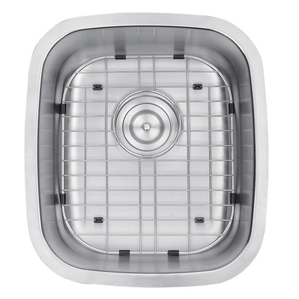 Ruvati 15" x 18" Undermount 16 Gauge Stainless Steel Bar Prep Sink - RVM4110 - Model Bath