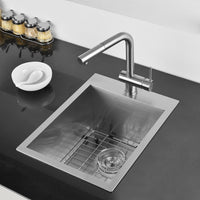 Ruvati 15" x 20" Drop-in Topmount Bar Prep Sink 16 Gauge Stainless Steel Single Bowl - RVH8110 - Model Bath