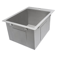 Ruvati 15" x 20" Drop-in Topmount Bar Prep Sink 16 Gauge Stainless Steel Single Bowl - RVH8110 - Model Bath