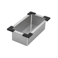 Ruvati 15" x 20" Workstation Drop-In Topmount Bar Prep RV Sink 16 Gauge Stainless Steel - RVH8210 - Model Bath