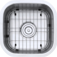 Ruvati 16" x 16" Bar Prep Sink Undermount 16 Gauge Stainless Steel - RVM4138 - Model Bath