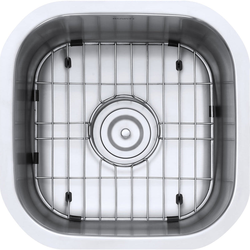 Ruvati 16" x 16" Bar Prep Sink Undermount 16 Gauge Stainless Steel - RVM4138 - Model Bath