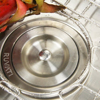 Ruvati 16" x 16" Bar Prep Sink Undermount 16 Gauge Stainless Steel - RVM4138 - Model Bath