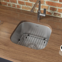 Ruvati 16" x 16" Bar Prep Sink Undermount 16 Gauge Stainless Steel - RVM4138 - Model Bath