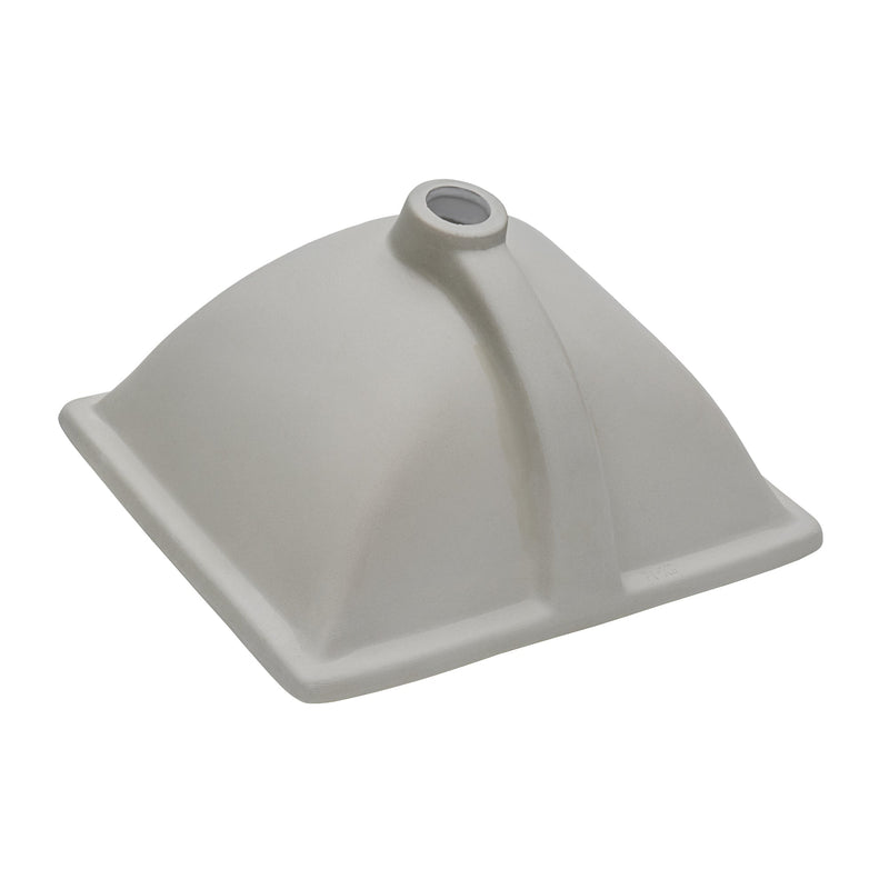Ruvati 18" x 13" Undermount Bathroom Vanity Sink White Rectangular Porcelain Ceramic with Overflow - RVB0718 - Model Bath