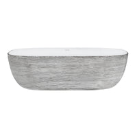 Ruvati 20" x 16" Bathroom Vessel Sink Silver Decorative Art Above Vanity Counter - Model Bath