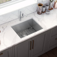 Ruvati 21" Undermount Tight Radius 16 Gauge Stainless Steel Bar Prep Kitchen Sink Single Bowl - RVH7121 - Model Bath