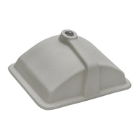 Ruvati 21" x 14" Undermount Bathroom Vanity Sink White Rectangular Porcelain Ceramic with Overflow - RVB0721 - Model Bath