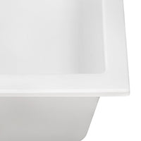 Ruvati 22" x 20" epiGranite Dual-Mount Granite Composite Single Bowl Kitchen Sink - Model Bath