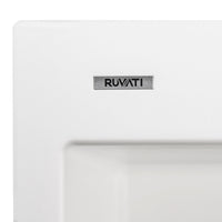 Ruvati 22" x 20" epiGranite Dual-Mount Granite Composite Single Bowl Kitchen Sink - Model Bath