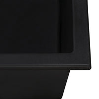 Ruvati 22" x 20" epiGranite Dual-Mount Granite Composite Single Bowl Kitchen Sink - Model Bath