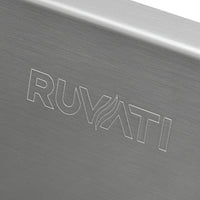 Ruvati 23" x 18" x 12" Deep Laundry Utility Sink Undermount 16 Gauge Stainless Steel - RVU6100 - Model Bath