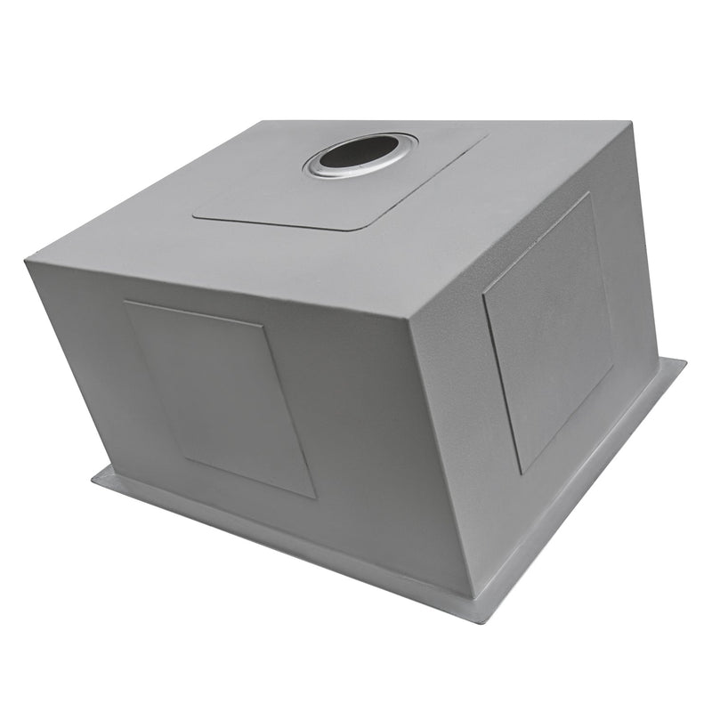 Ruvati 23" x 18" x 12" Deep Laundry Utility Sink Undermount 16 Gauge Stainless Steel - RVU6100 - Model Bath