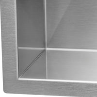 Ruvati 23" x 18" x 12" Deep Laundry Utility Sink Undermount 16 Gauge Stainless Steel - RVU6100 - Model Bath