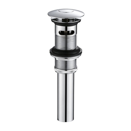 Ruvati RVA5101CH Bathroom Sink Popup Drain with Overflow - Polished Chrome - Model Bath