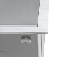 Ruvati Topmount Laundry 22" x 22" x 12" Deep Utility Sink 16 Gauge Stainless Steel - RVU6022 - Model Bath