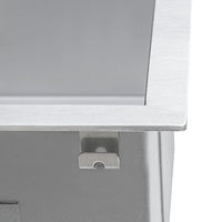 Ruvati Topmount Laundry Utility Sink 25" x 22" x 12" Deep 16 Gauge Stainless Steel - RVU6010 - Model Bath