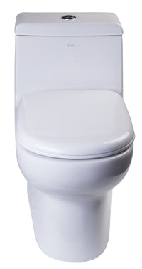 EAGO One Piece Dual Flush High Efficiency Low Flush White Toilet
