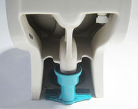 EAGO One Piece Dual Flush High Efficiency Low Flush White Toilet