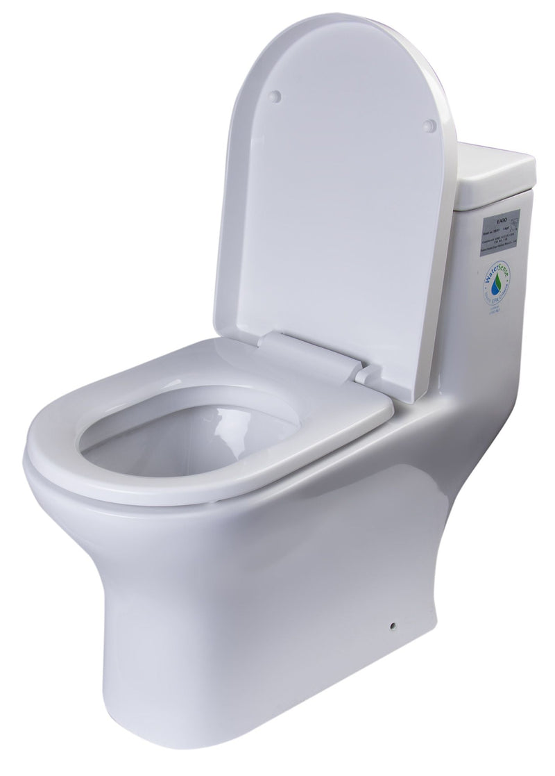 EAGO One Piece Dual High Efficiency Low Flush Eco-Friendly Toilet