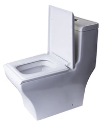 EAGO White Dual Flush High Efficiency Low Flush Eco-Friendly Toilet