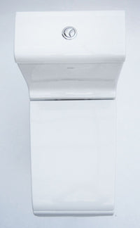 EAGO White Dual Flush High Efficiency Low Flush Eco-Friendly Toilet