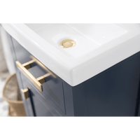 Water Creation 18" MDF Single Bowl Ceramics Top Vanity with Single Door - Model Bath