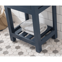 Water Creation 18" MDF Single Bowl Ceramics Top Vanity with U Shape Drawer From The VERA Collection VERA18 - Model Bath