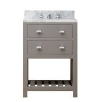 Water Creation 24" Cashmere Grey Single Sink Bathroom Vanity with Faucet From The Madalyn Collection MADALYN24GF - Model Bath