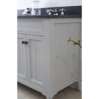 Water Creation 24" Earl Grey Single Sink Bathroom Vanity with Matching Framed Mirror and Faucet From The Potenza Collection POTENZA24EGBF - Model Bath