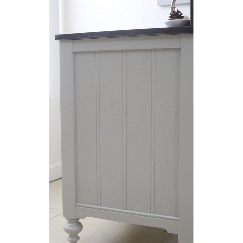 Water Creation 24" Earl Grey Single Sink Bathroom Vanity with Matching Framed Mirror and Faucet From The Potenza Collection POTENZA24EGBF - Model Bath