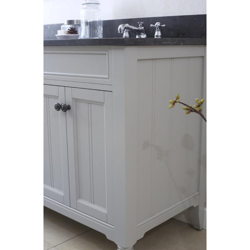 Water Creation 24" Earl Grey Single Sink Bathroom Vanity with Matching Framed Mirror From The Potenza Collection POTENZA24EGB - Model Bath