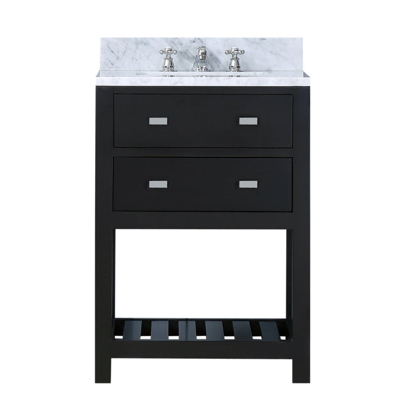 Water Creation 24" Espresso Single Sink Bathroom Vanity From The Madalyn Collection MADALYN24E - Model Bath