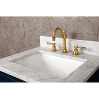 Water Creation 24" Monarch Blue Single Sink Bathroom Vanity with Mirror From The Madalyn Collection MA24B-0600MB - Model Bath