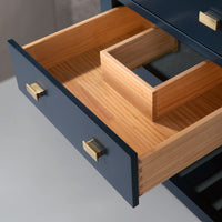 Water Creation 24" Monarch Blue Single Sink Bathroom Vanity with Mirror From The Madalyn Collection MA24B-0600MB - Model Bath
