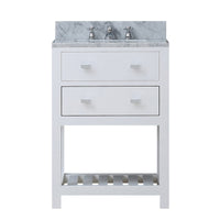 Water Creation 24" Pure White Single Sink Bathroom Vanity with Faucet From The Madalyn Collection MADALYN24WF - Model Bath