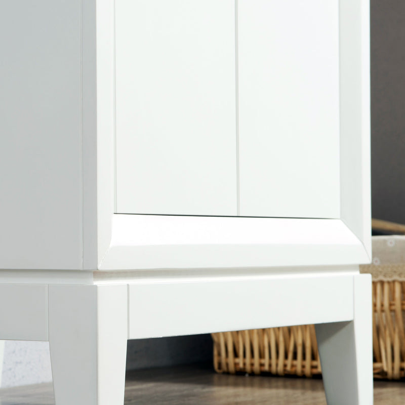 Water Creation Elizabeth 24" Single Sink Carrara White Marble Vanity in Pure White with Matching Mirror(s) VEL024CWPW01 - Model Bath