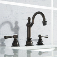 Water Creation Elizabeth 48" Single Sink Carrara White Marble Vanity in Cashmere Grey with F2-0012-03-TL Lavatory Faucet(s) VEL048CWCG27 - Model Bath